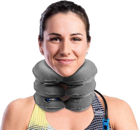 cervical neck traction device  collar brace  branfit inflatable  adjustable usa