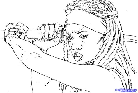 walking dead coloring pages  colorable character