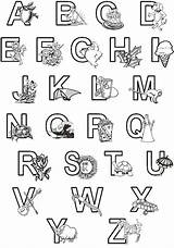 Abc Coloring Pages Learning Preschool Kids Alphabet Sheets Letters Letter Educational Printable Color Fun Creative Print Christmas Animal Work sketch template