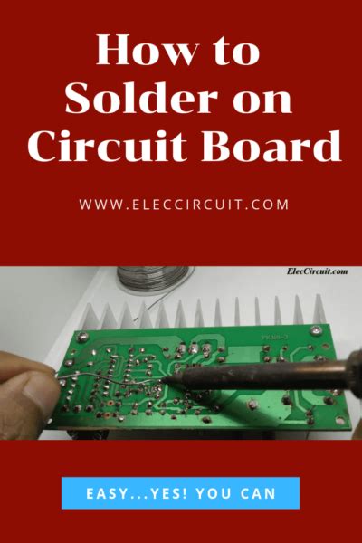 solder  circuit board eleccircuitcom