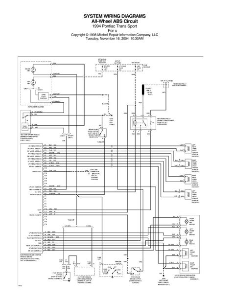 pontiac trans sport  wiring diagramspdf  kb