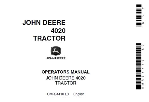 john deere  tractor operators manual service manual