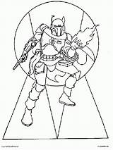 Coloring Pages Boba Fett Wars Star Helmet Jango Book Popular Adult Library Clipart Coloringhome sketch template