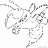 Hornet Coloring4free sketch template