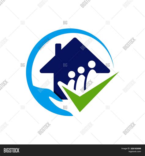 nursing home logo vector photo  trial bigstock