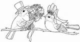 Vogelhochzeit Malvorlagen Ausmalen Ausmalbild Malvorlage Hochzeit sketch template