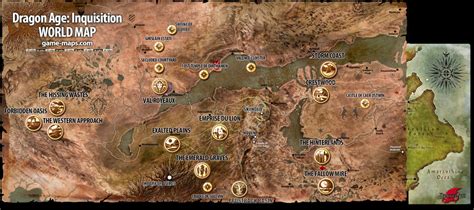 32 Dragon Age Inquisition Map Maps Database Source