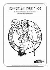 Coloring Nba Pages Celtics Boston Basketball Logos Teams Logo Cool Team Printable Sports Print Kids Book sketch template