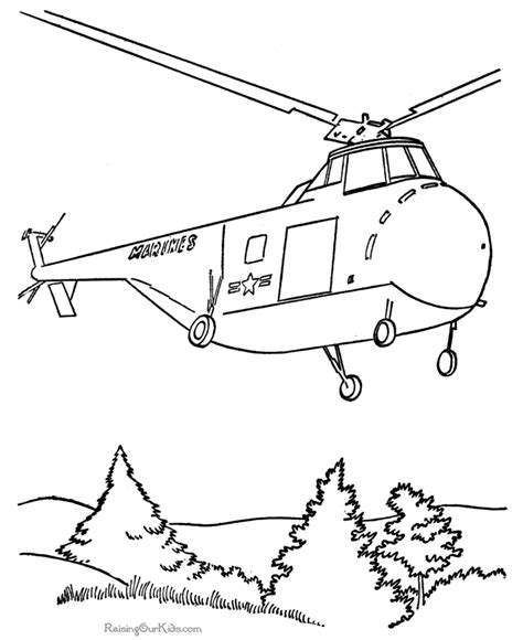 marine coloring page