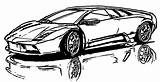 Car Coloring Vehicle Wecoloringpage sketch template