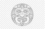 Calendar Aztec Mesoamerican Civilization sketch template