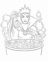 Coloring Disney Evil Pages Queen Villains Snow Villain Book Witch Wicked Hatter Mad Printable Coloriage Blanche Neige Colouring Clipart Adult sketch template