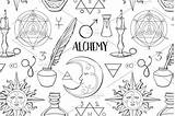 Alchemy sketch template