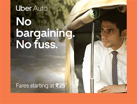 uber auto  bargaining  fuss ad  times  india chennai advert gallery