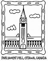 Parliament Coloring Canada Ottawa Hill Drawing Pages Crayola Canadian Celebrate Ontario Dominion Confederation Known Once Did July Know First October sketch template