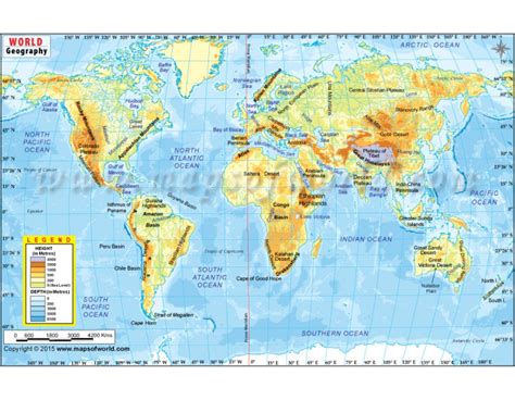 buy world geographic map