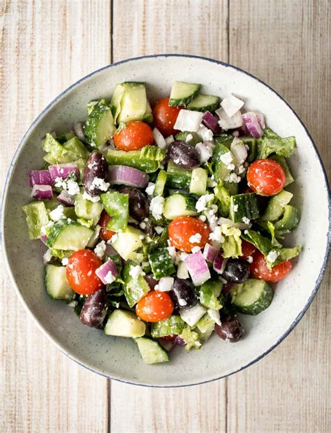 perfect greek salad   thyme
