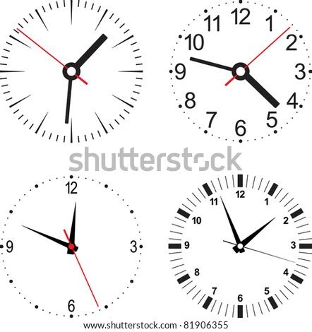 analogue clock stock  images pictures shutterstock