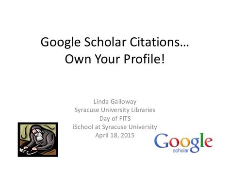 google scholar citations   profile