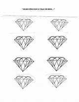 Diamond Jewelry Types Different Coloring sketch template