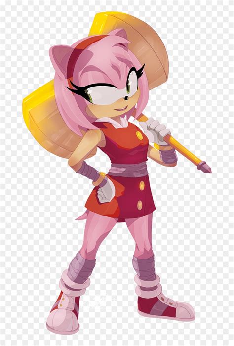 Amy Rose Sonic Boom Amy Rose Hammer Cosplay Hd Png