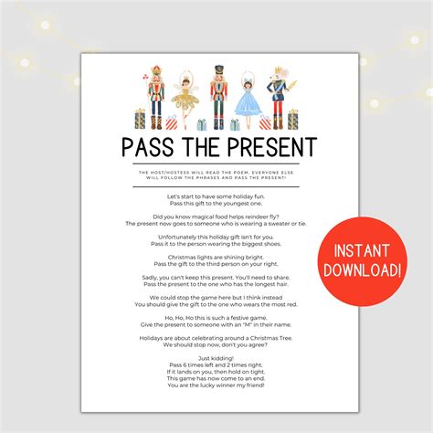pass  gift game poem pass  present game pass  parcel game