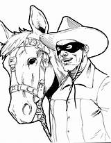 Ranger Lone Coloring Clipart Clip Pages Popular High Clipground sketch template
