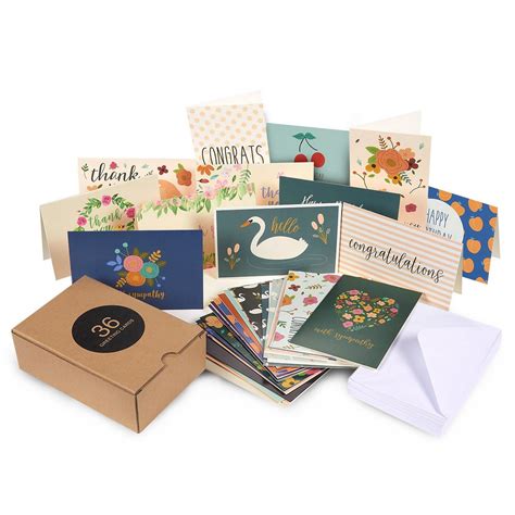 count assorted greeting cards  occasion assortment bulk box set