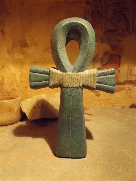 Egyptian Ankh Art Sculpture Kemetic Talisman