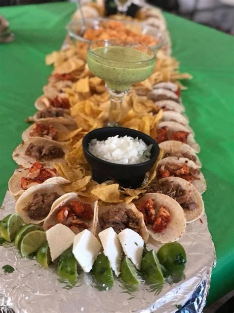 Taco Bar Catering Food Food Food And Drink