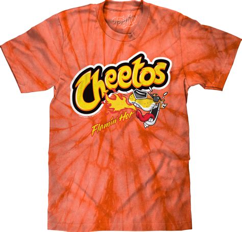 Flamin Hot Cheetos Tie Dye T Shirt Orange Spider Tie Dye – Tee Luv