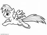 Alicorn Coloring Pages Pony Little Printable Kids Color Print sketch template