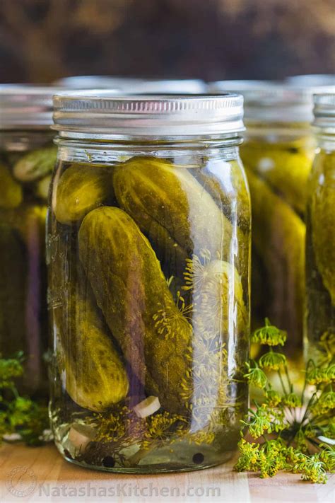 canned dill pickle recipe natashaskitchencom