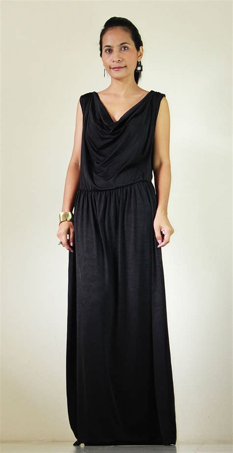 Long Black Dress Elegant Classy Evening Maxi Dress