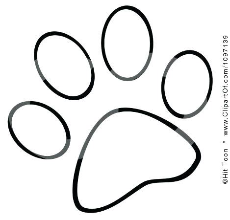 dog paw drawing  getdrawings