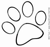 Paw Dog Drawing Coloring Getdrawings sketch template