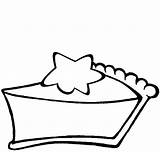 Cake Slice Coloring Pages Template sketch template