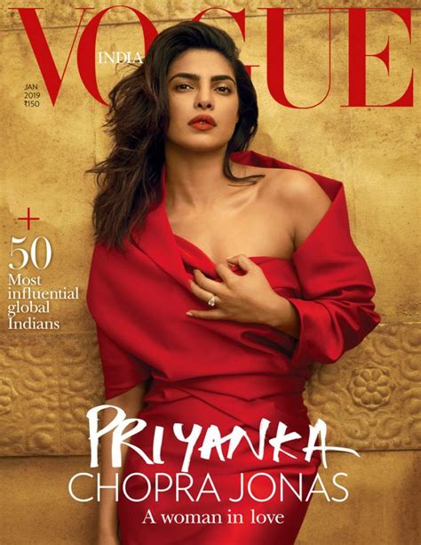 vogue india january 2019 cover priyanka chopra vogue cover vogue