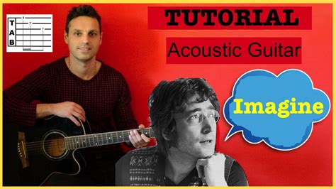 tutorial imagine john lennon acoustic guitar with tab