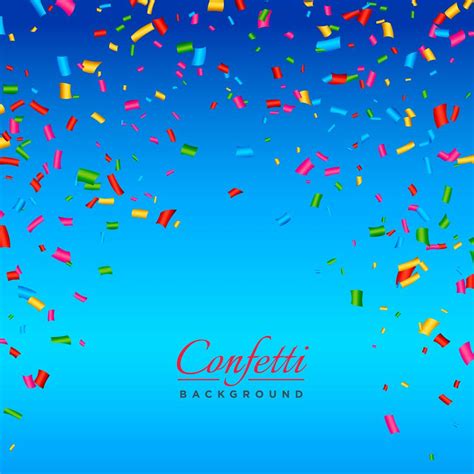 background with colorful confetti vector download free