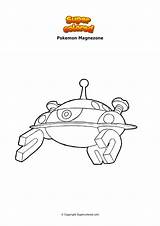Pokemon Colorare Magnezone Disegno Ausmalbild Supercolored Elekid Toxel Bild sketch template