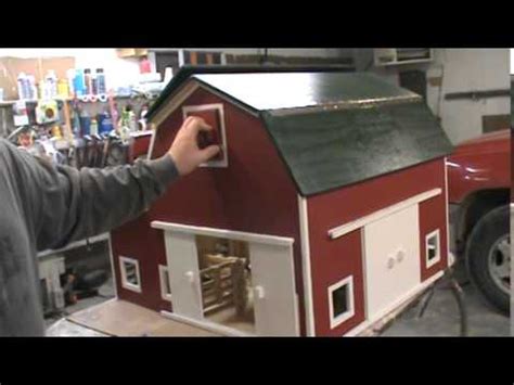 hip roof toy barn  kauffmans wood kreations youtube