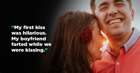 from awkward to romantic here are some cute first kiss stories shared