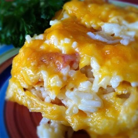 Bacon Cheddar Chicken And Rice Bake – Famous Chef Recipes Cheddar