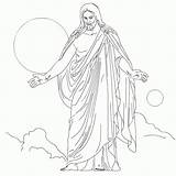 Jesus Coloring Pages Lds Light Resurrection Printable Christ Risen Kids Has Peter Water Prayer Walking Popular Coloringhome Print Library Clipart sketch template
