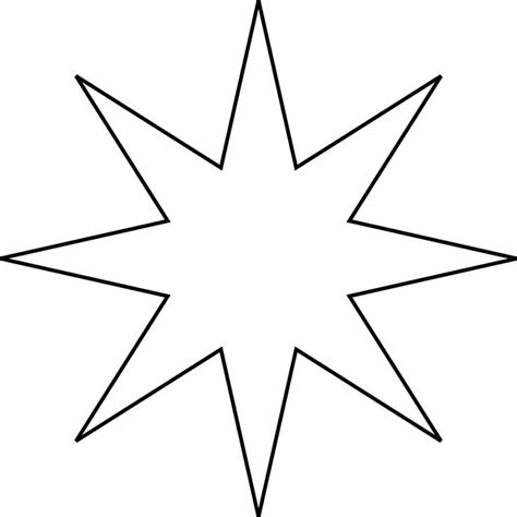 pointed star star template printable star template star clipart