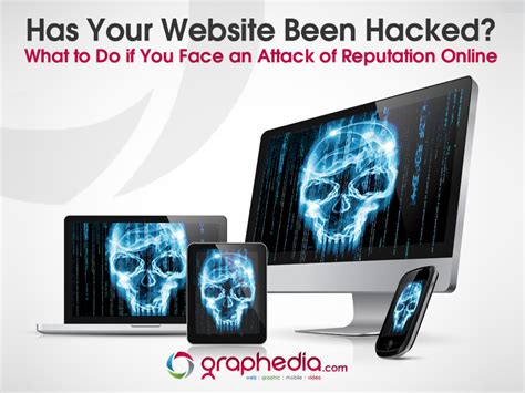 website  hacked      face  attack  reputation  graphedia