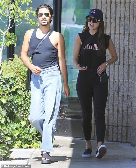 Eiza Gonzalez Goes Casual In A Black Crop Top As She Joins A Friend For