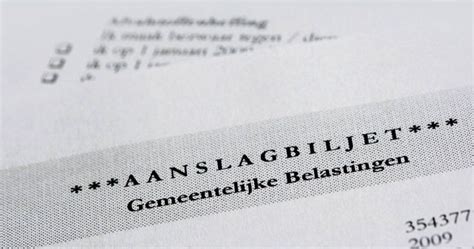 aanslag gemeentelijke belastingen nieuws uit soesterberg