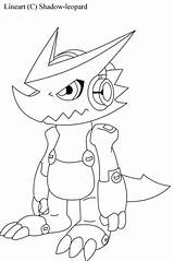 Shoutmon Digimon Lineart Shadow sketch template